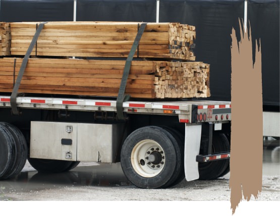 Transportation of Wooden Components to Construction Sites